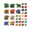 Carved Natural Stone Elephant Figurine