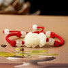 White Jade Pixiu Bracelet with Cord and Beads