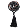 108 Agate Bead Mala Necklace for Meditation and Prayer