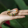 Handmade King Kong Knot Bracelet with Mantra Charm