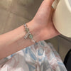 New Chinese Style Woven Bead Bracelet with Peace Buckle Charm