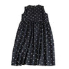 Women's Summer Sleeveless Polka Dot Cotton Linen Dress