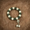 White Bodhi Six True Words Protection Bracelet