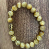 Stone Bead Buddha Bracelet Tiger Eye Lapis Lazuli