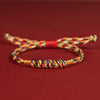 Handmade Braided Red String Bracelet with Chinese Knot