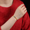 Multicolor Red String Alloy Buckle Protection Bracelet