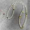Colorful String Wealth Necklace Pendant Handmade Braided Cord