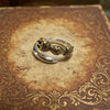 Adjustable Vajra Ring with Copper and Silver-Tone Finish