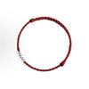 Silver Beads Protection Luck Braided Bracelet Anklet