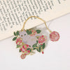 Metal Brass Hollow Bookmark with Tassel, Chinese Style Gift