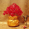 Citrine Money Tree Gemstone Ornament - Feng Shui for Prosperity