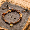 Tibetan Braided Rope Bracelet with Star Charm