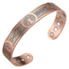 Tree of Life Copper Cuff Bracelet with Magnets