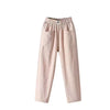 Cotton Linen Straight Leg Pants for Women