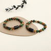 Tiger Eye and Picture Jasper Zodiac Bead Bracelet