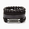 Wrap Leather Bracelet Set Vintage Braided Multi-Layer