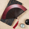 Gradient Hollow Engraved Folding Fan