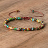Natural Stone Spacer Bead Bracelet