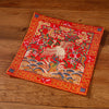 Embroidered Tea Mat, Square Coaster with Dragon Phoenix