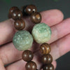 Bodhi Seed Pixiu Bracelet with Golden Sandalwood and Ebony