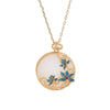 White Jade Koi Fish Lotus Blessing Necklace Pendant