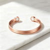 Rustic Copper Balance Magnetic Cuff Bracelet