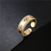 Evil Eye Luck Blessing Copper Alloy Ring