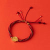 Five Directions Gods of Wealth Red String Bracelet