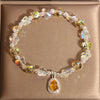 Crystal Butterfly Gourd Bracelet