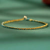 Colorful Rope Coin Bead Extra Thin Braided Bracelet