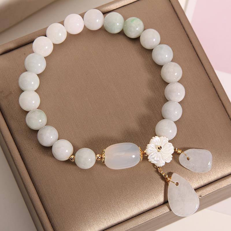 Jade Gourd Blessing Protection Charm Bracelet