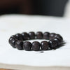 Ebony Wood Om Mani Padme Hum Engraved Bracelet