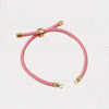 Adjustable Red String Bracelet with Copper Clasp