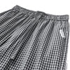 Men's Cotton Plaid Drawstring Shorts