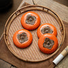 Persimmon Ceramic Incense Burner, Chinese Style Home Decor
