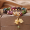 Colorful Tourmaline Flowers Positive Bracelet