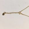 Cat Pendant Necklace Pearl Hetian Jade Shell Gold Tone