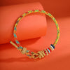 Handwoven Dragon Rope Bracelet with Chinese Knot Charm