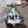 Handcrafted Waterfall Incense Holder Backflow Cone Ceramic Burner