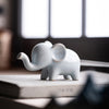 Small Ceramic Elephant Home Tea Pet Figurine Desk Decoration