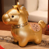 Year of the Horse Plush Doll Gold Ingot Home Decor
