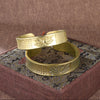 Brass Lotus Heart Sutra Cuff Bracelet Bangle