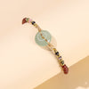 Natural Garnet Peace Buckle Bead Calm Bracelet