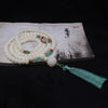White Bodhi Seed Mala 108 Beads Protection Bracelet