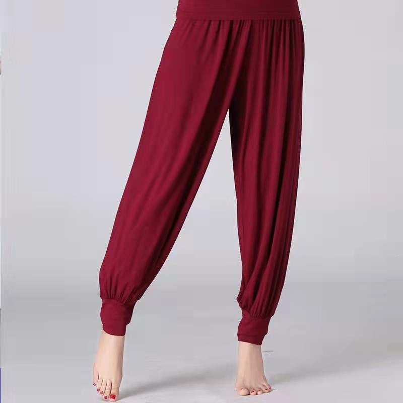 Loose Modal Harem Pants for Yoga and Dance