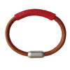 Tibetan Leather Five Elements Luck Braid String Buckle Bracelet