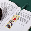 Metal Brass Hollow Bookmark with Tassel, Chinese Style Gift