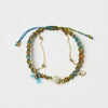 Handmade Double Layer Woven Bracelet with Jade Bead