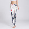 Lotus Flower Print Design Pants Sports Fitness Yoga Leggings Women's Yoga Pants