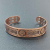 Tree of Life Copper Cuff Bracelet with Magnets